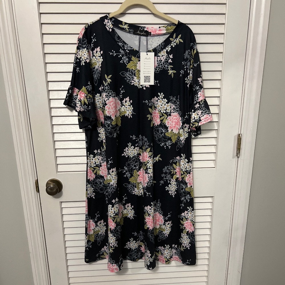 Amzplus Floral Dress - NWT- Large